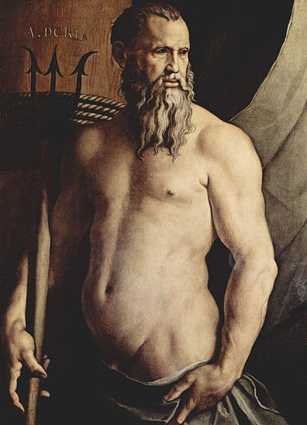 Neptune by Angelo Bronzino