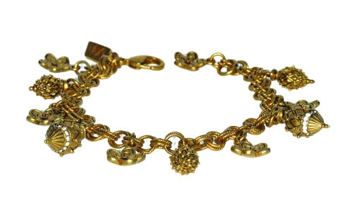 Inspired Castellani charm bracelet - inspired by a necklace from the Castellani family