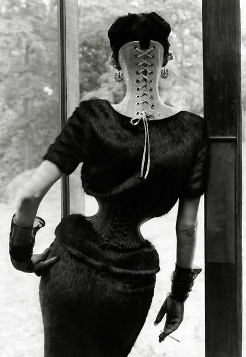 Ethel Granger had the smallest waist on record,obtained through the strong urging of her husband to "corset train".Ethel wore the corset 24 hrs a day to shape her body.From there he moved on to piercing her for his own admiration.