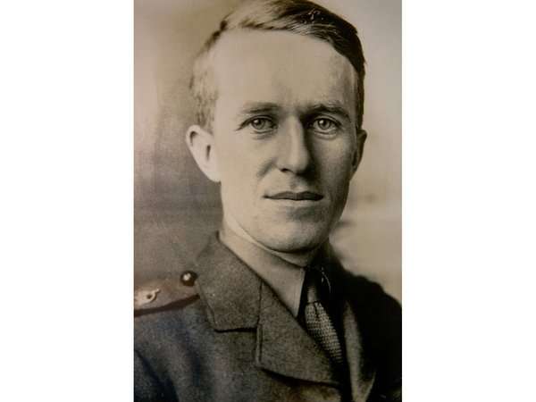 T.E. Lawrence in his British uniform 1914 when he served as an intelligence officer in Cairo, Egypt.