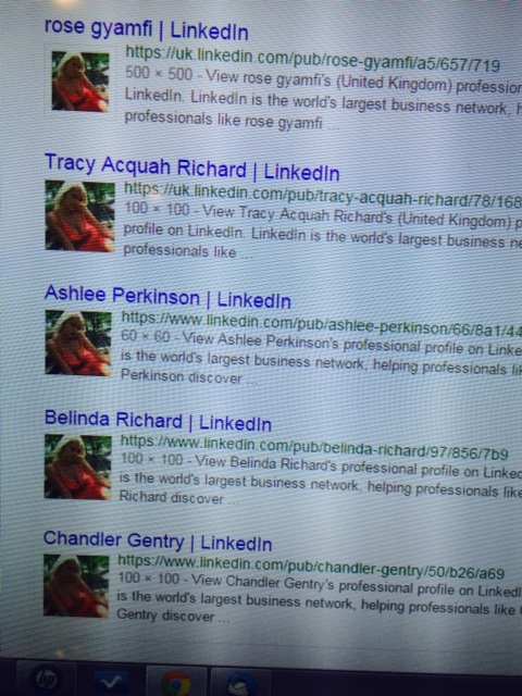 By using Images.google.com, you can see how many people have stolen Ann Angel photos. Chelsea used this also.