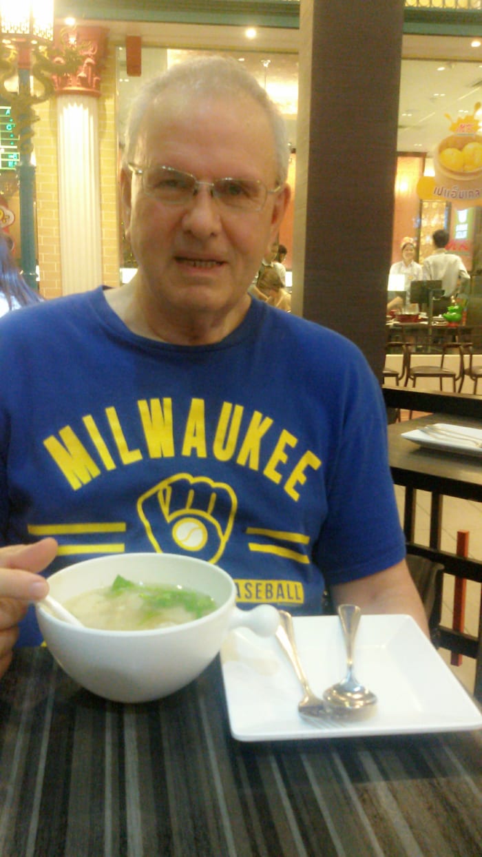 Picture taken in Bangkok one day after I was discharged from the hospital.