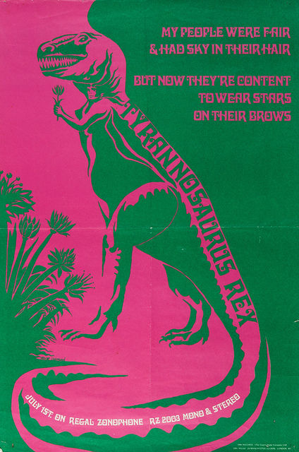 Tyrannosaurus Rex "My People Were Fair And Had Sky In Their Hair" Regal Zonophone (1968) UK Record Store Promo Poster