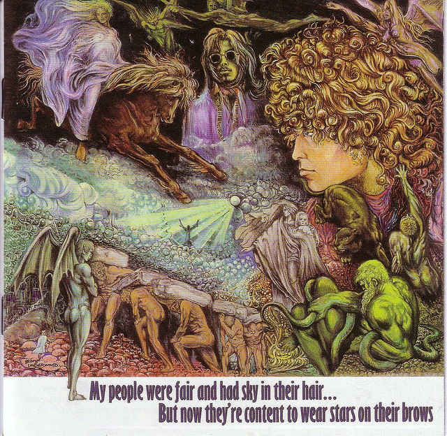 Tyrannosaurus Rex "My People Were Fair And Had Sky In Their Hair... " Regal Zonophone Records SLRZ 1003 12" LP Vinyl Record, UK Pressing (1968)