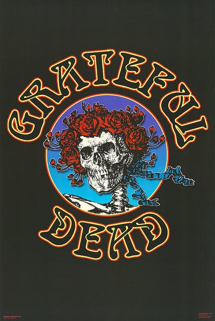 The Grateful Dead "Skull and Roses” Poster Raven Images Inc., Grateful Dead Productions, Inc.(2002) 36 x 24