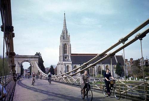Marlow Buckinghamshire Marlow Bridge May 1944