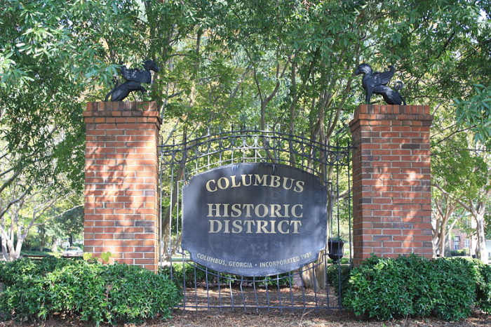 File: Columbus Historic District Sign Fourth Street.JPG 12 October 2012 Author: Deutschlandreform CC-BY-SA-3.0