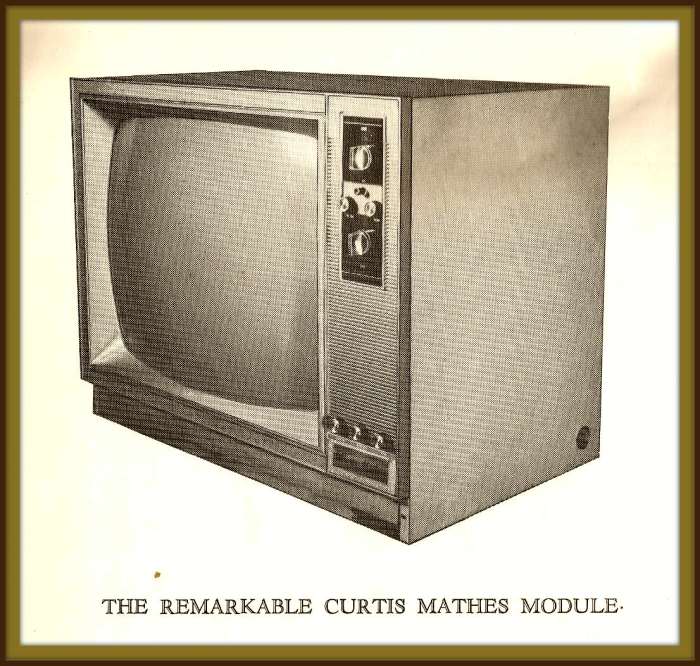 It is the entire television set, encased in rugged steel. It is inserted on nylon runners into a tremendous assortment of incredibly lovely cabinets.