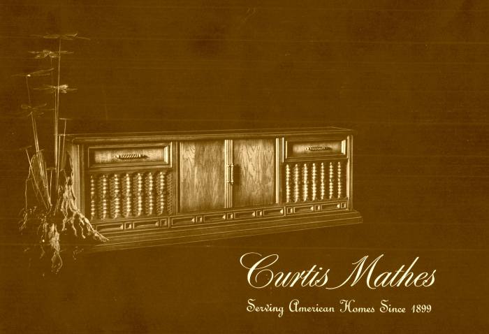 Look at a Curtis Mathes Cabinet in 1967 and you will see the work of the fourth generation furniture makers who still took pride in the craft.