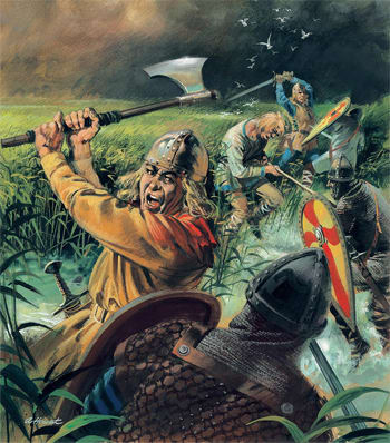 When Hereward of Bourne came back to England after Harold's death he found a brother hanging from the lintel of his doorway. From then on all Normans were fair game