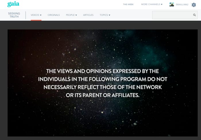 Granted this is a standard disclaimer but it does show that not everything discussed on the Cosmic Disclosure Show is embraced by its producers.
