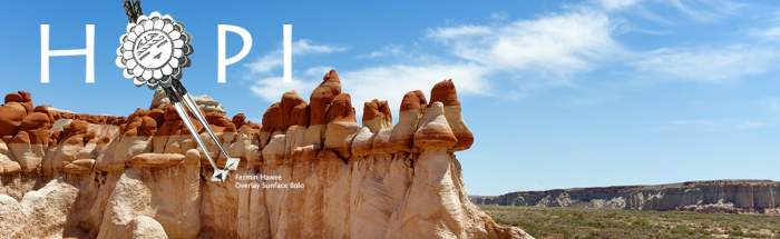 Hopi Mesa in northern Arizona where the Hopi live, originated from, and make their beautiful silver jewelry.