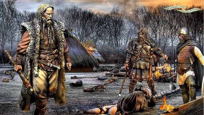 Laying waste across the kingdoms of East Anglia, Mercia and Deira the Danes sought to bring King Aelle to book for the death of Ragnar at Bamburgh