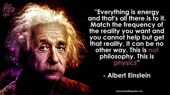 Albert Einstein already knew that the Law of Attraction is pure physics and no hocus-pocus. Donald J. Trump seems to know this as well.