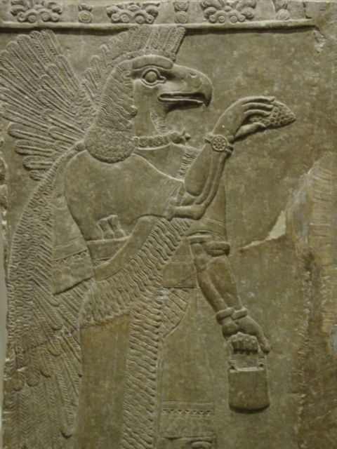 The Bird People were depicted by the ancient Sumerians as beings with a double set of wings and a bird like head.