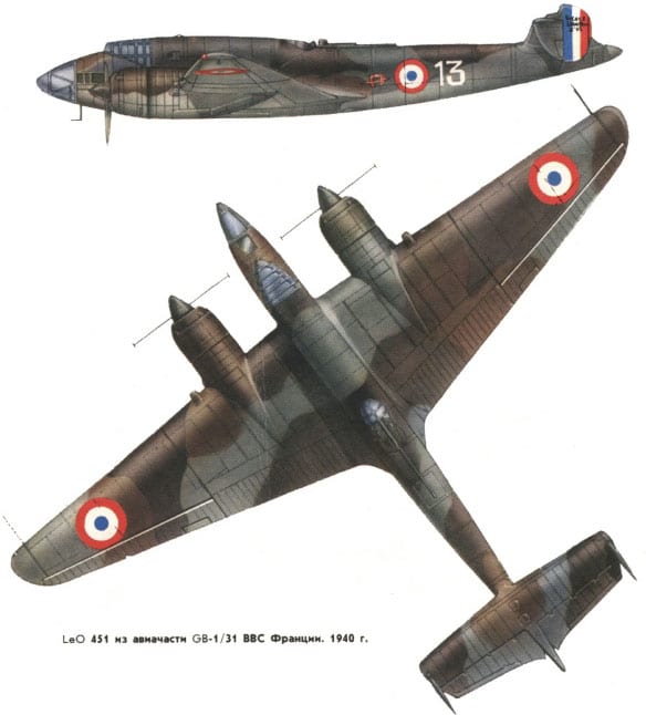 The LeO 451, which was a very fast and well armed medium bomber, although with some problems with turbulence.