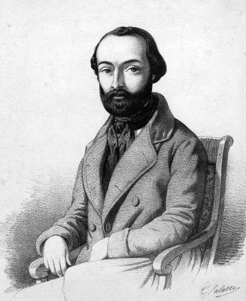 Drawing of Bazzini c1850.