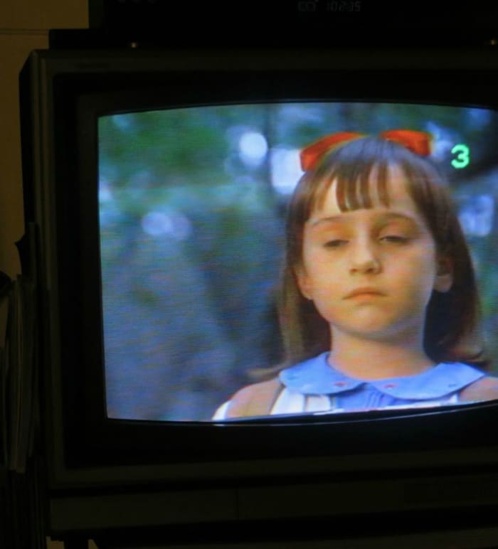 Matilda looking alive and fresh on the Sony with its sharp color, I think that she is thinking so glad someone is playing this tape; I was trapped in that dank shed for over six years glad to get out on the screen again.