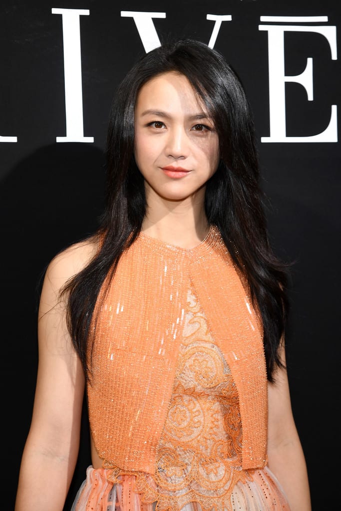 Japanese fashion model Nanao is seen here at an event for Giorgio Armani in Paris, France on July 4, 2017.