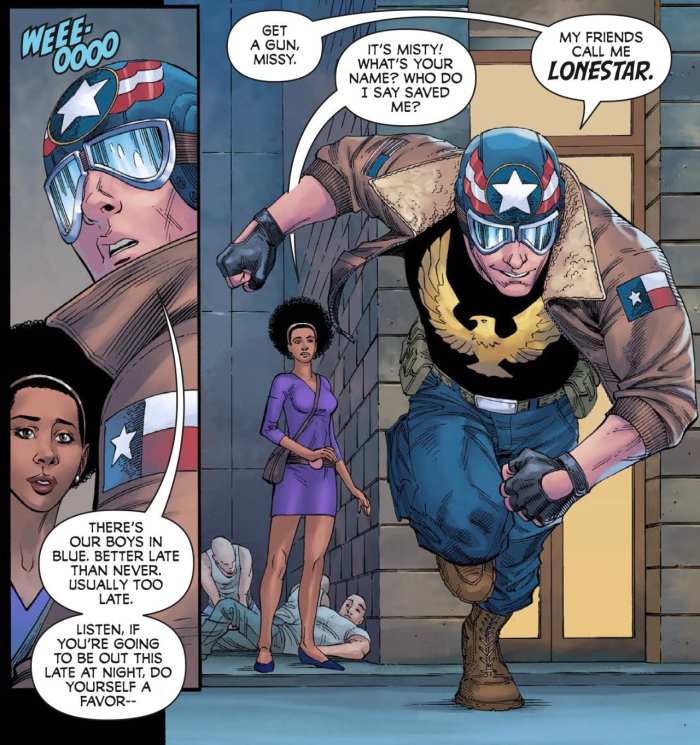 This a page from Mike S Miller's comic "Lone Star: Heart of a Hero" ...guys, it's called "subtly" do you know it?!