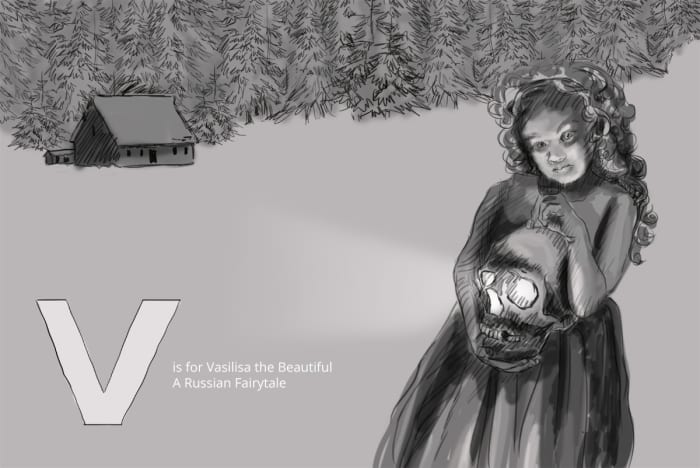 I had to have this page dark. Since she needed to bring light, how could you see it unless it was dark?