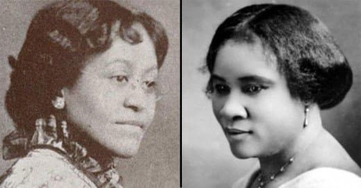 Even though Madam C.J. Walker (R) has been historically credited as being the mother of the haircare industry, she learned much of what she would later go on to establish with her own success from Annie Malone (L).