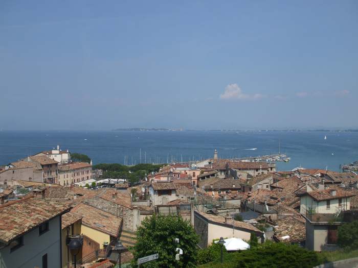 View over the rooftops to the bay