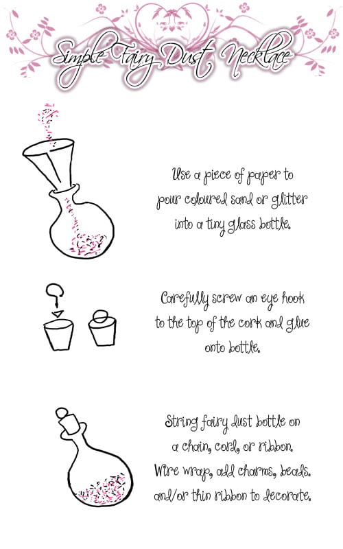 I list a couple of different ways you can make fairy themed jewelry using craft items in my Hub on fairy dust necklaces.
