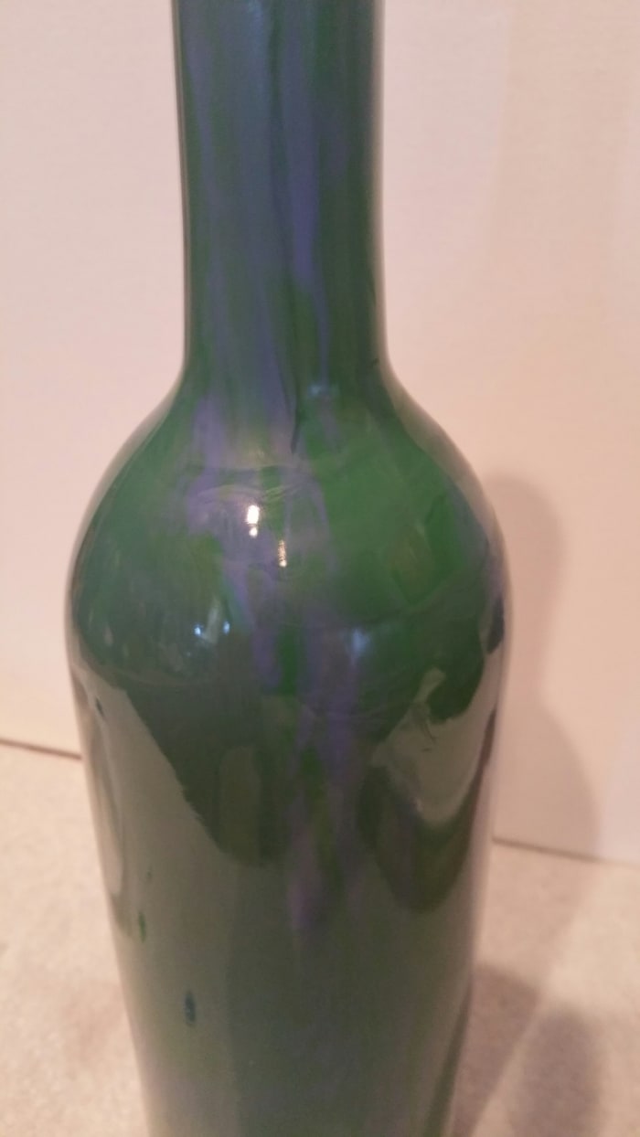 Follow the same instructions as you would with one color and your colors will swirl and blend creating a very pretty effect.