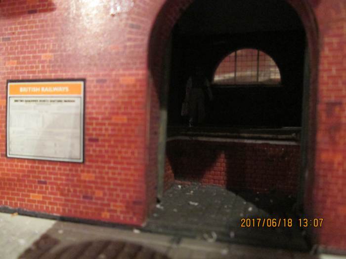 The first access doors are wide open to receive deliveries or collection vehicles. Brick footings need to be added to the wall bottoms.