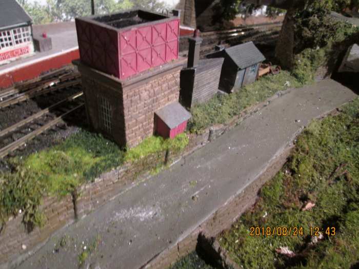 Here's that water tower again (Hornby 'Skaledale' range) rescued from 'Thoraldby' Several Mikes Models NER water cranes will find their way onto the 'Ainthorpe Junction' layout, one will be fixed on the platform near the occupation bridge