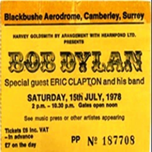 Although this is a ticket stub and not a complete ticket, it still has value - especially with the artist being Bob Dylan.