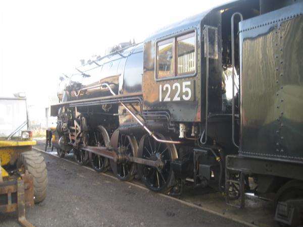 A close-up of USA 1225 - 1940s UK crews in the North East claimed they could have held a tea dance on the footplate, they were that expansive
