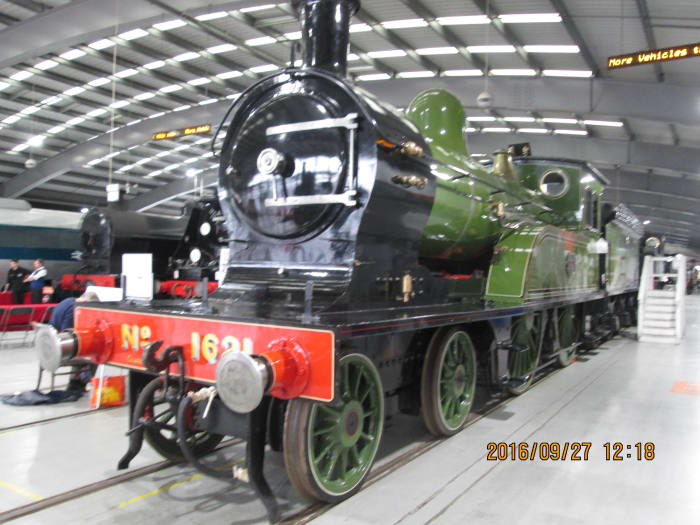 In 1892 Wilson Worsdell introduced his North Eastern Railway Class M1. Locomotive No. 1621 is seen here in all her finery, Darlington apple green livery with gold sizing on the cabside numbers