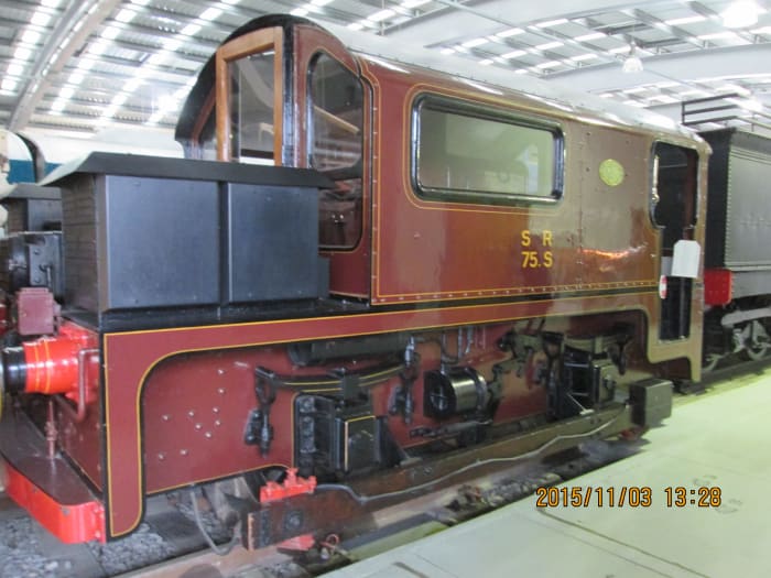 Southern Railway third rail electric shunting locomotive from the Waterloo & City line (now part of London Underground)