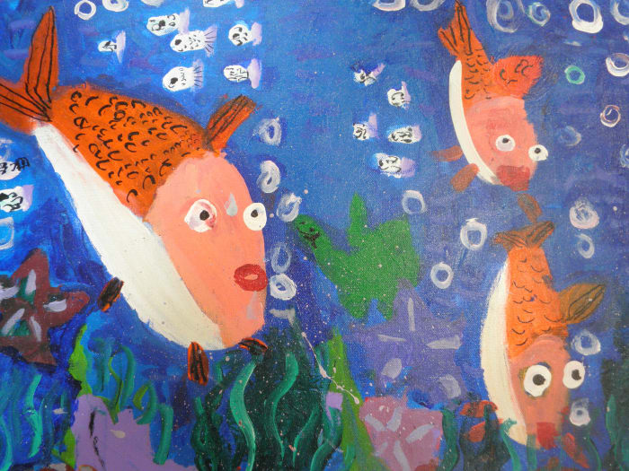 Children of all ages love to paint and should be encouraged at an early age how to draw and how to paint. Using different colors and drawing on real-life experiences can help them develop a better sense of self and the world around them.
