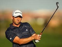 Strong-armed Sergio certainly tried that lifting of weights, he's just a different breed from Tiger, didn't work as well.
