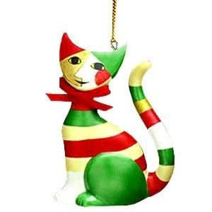 The Goebel Gianni Cat Christmas Ornament For Cat Lovers Is Hand Painted By Artist Rosine Wachtmesiter. Image Credit: Amazon