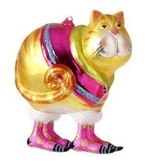 Glass Cat Ornament From RAZ - RAZ Has Four Cat Ornaments In Different Shapes And Colors, So Go Pick Out Your Favorite! Image Credit: Amazon