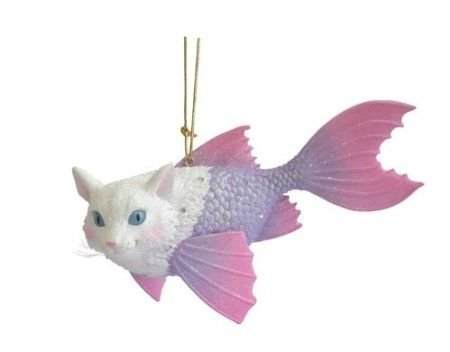 Cat, Catfish, Christmas Ornament From December Diamonds. They Are The Folks That Make Those Beautiful Mermaid Ornaments And Now They've Designed This Very Funny, Great Looking Cat - Catfish Ornament. Image Credit: Amazon