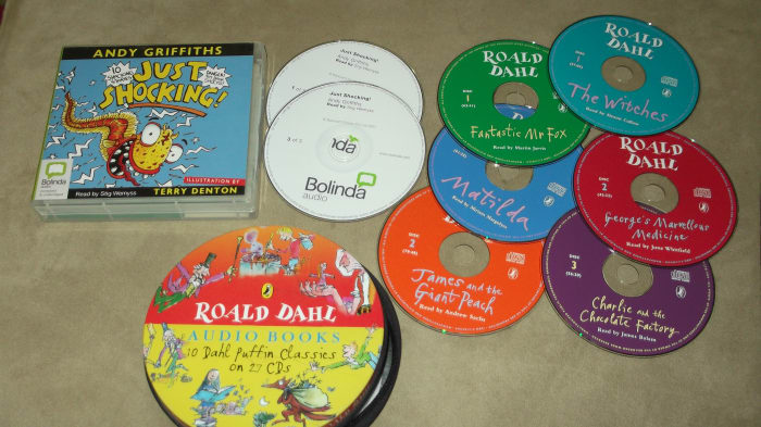 Talking books are an option if you are looking for a way to help reluctant readers develop a love for good books. We use ours when travelling. These are not videos. Just stories for kids, read out loud.