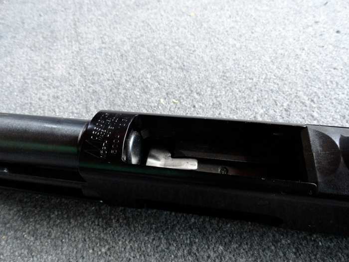 The Feed ramp stays in an upward position when not in use (as in, it is not actually feeding a round right now): this makes it easier to load the gun than other shotgun's in which the ramp stays down when not in use.