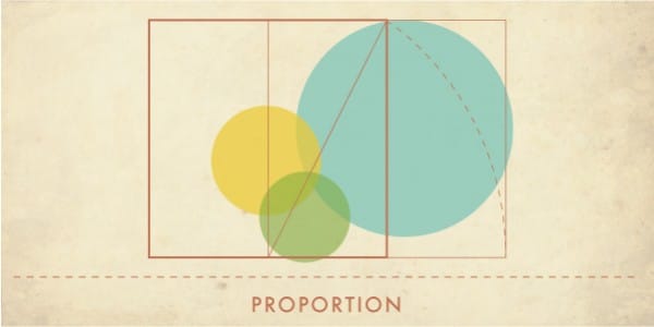 The red square shows the space within a rectangle provided it is divided up by the golden mean. Like a room, that red area is the area where furniture should be allowed.