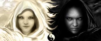 Good & evil in human consciousness& spirituality co-exist.There' s no good w/o evil & vice versa.Good can't be appreciated if there's no evil.Evil is the impetus which makes humankind evolve to a better/higher state of consciousness& spiritauality.