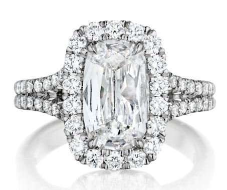 This Henri Daussi engagement ring from Solomon Brothers via Amazon will stretch your budget, but only a little.