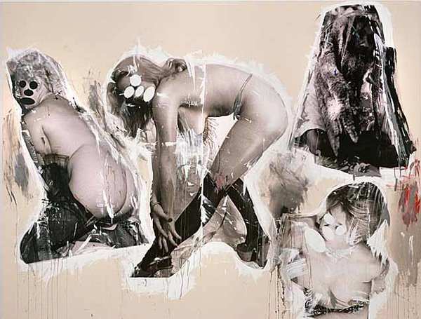 Prince's creation using several of Cariou's photos blended into a collage.