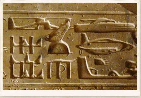 On a temple wall in Abydos, Egypt hieroglyphics of helicopters, aircraft and other technology shows that our ancient 'gods' were just beings with superior technology.