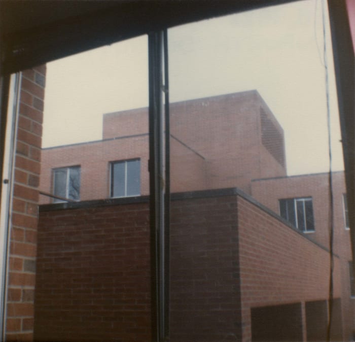 The view outside my dorm window for three years: the brutalistically-modern Danforth dormitory is unlovely but offers nice amenities such a single occupancy rooms and air-conditioning. It is structurally identical to girls' dormitory Kettering Hall.
