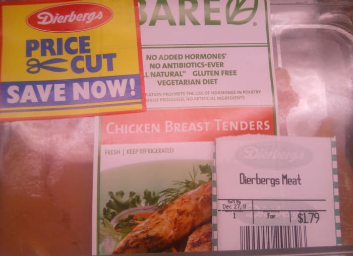 The labeling is amazing! It covers every aspect. This ad is from Dierberg's Market near St. Louis, Missouri in Dec 2011 at the unbelievable price of 79 cents/pound.