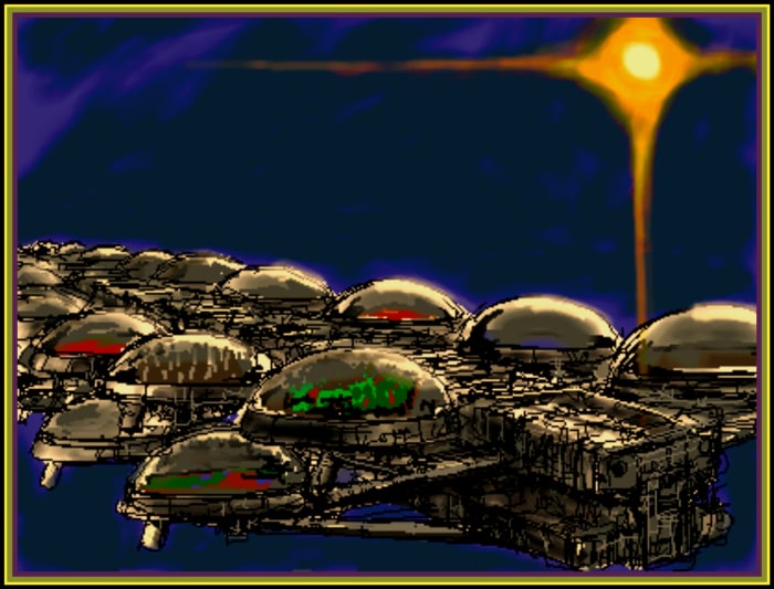 The Ark is subdivided into many pressure domes, each inhabited by a subset of Earth’s former population split along racial, geographical, political and religious lines. After many generations the inhabitants of the Ark have forgotten their propose ..